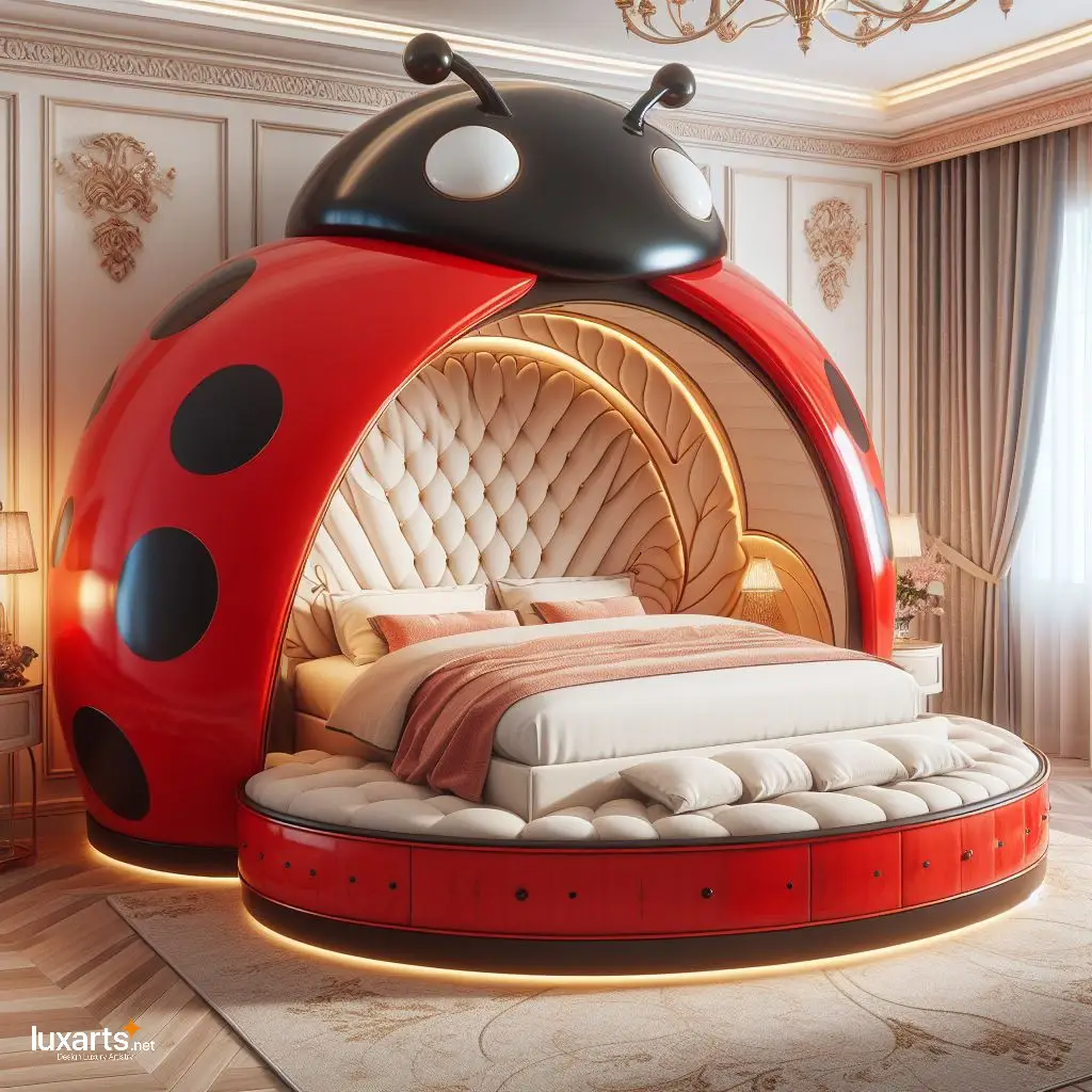 Ladybug Beds: Infusing Charm into Your Bedrooms luxarts ladybug beds 10