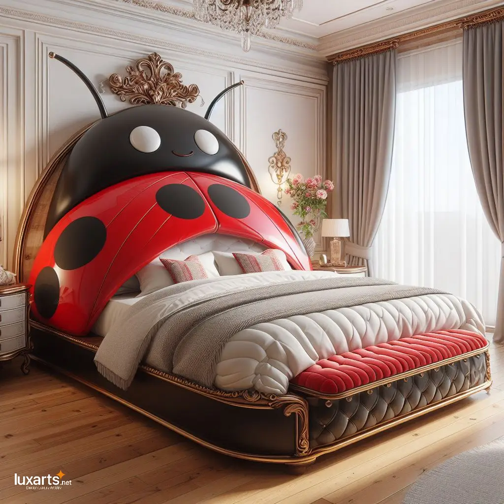 Ladybug Beds: Infusing Charm into Your Bedrooms luxarts ladybug beds 2