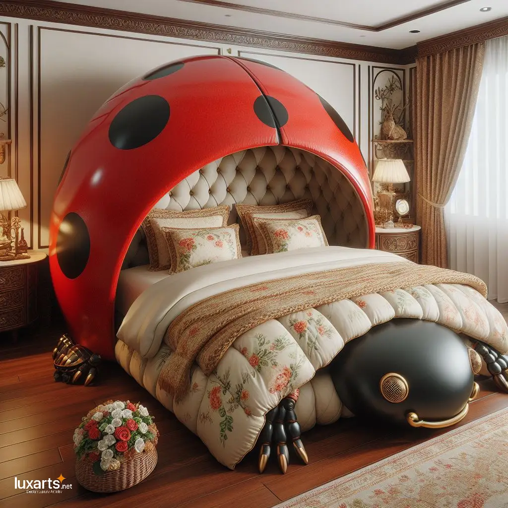 Ladybug Beds: Infusing Charm into Your Bedrooms luxarts ladybug beds 3
