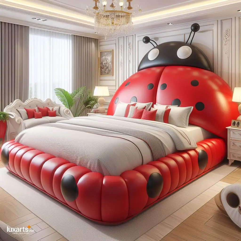 Ladybug Beds: Infusing Charm into Your Bedrooms luxarts ladybug beds 4