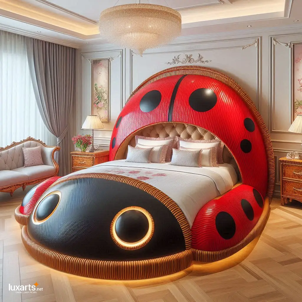 Ladybug Beds: Infusing Charm into Your Bedrooms luxarts ladybug beds 7