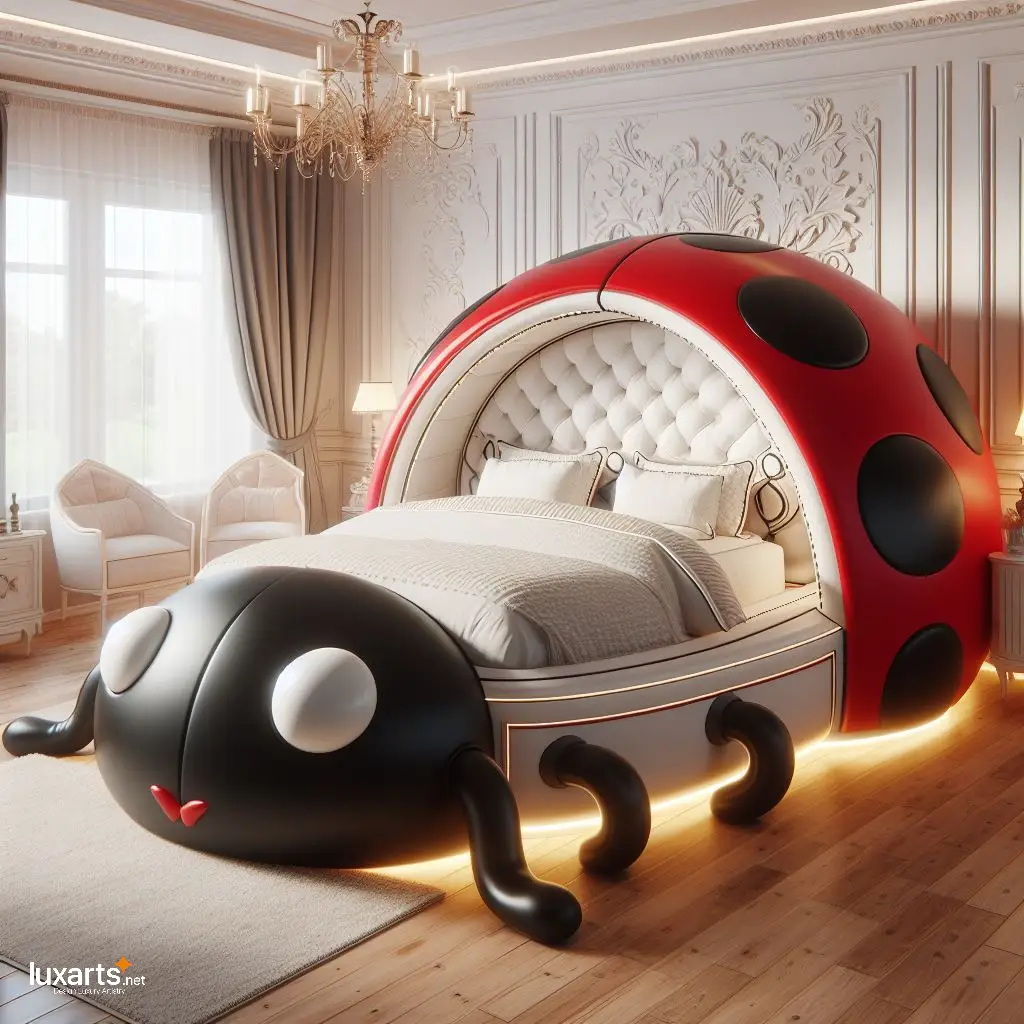 Ladybug Beds: Infusing Charm into Your Bedrooms luxarts ladybug beds 8