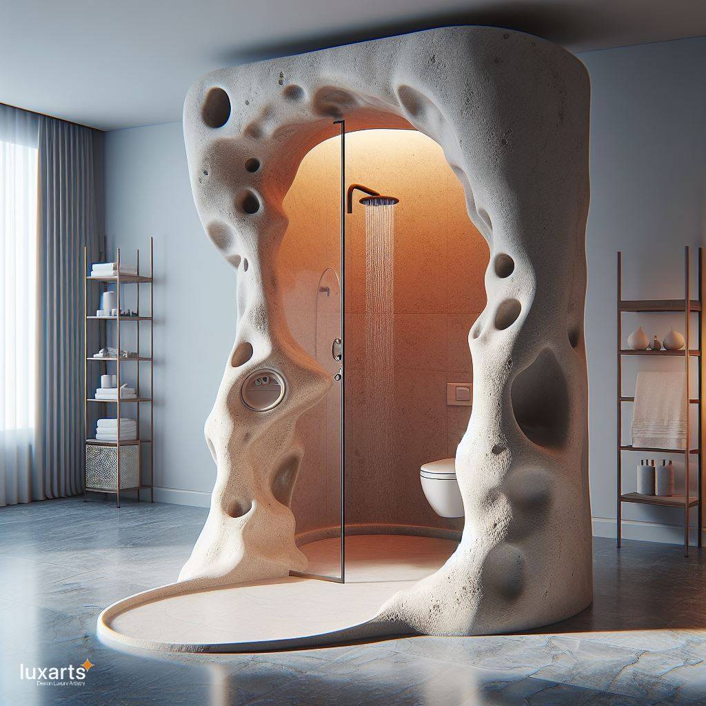 Embrace Elemental Luxury: The Lava Inspired Standing Bathroom luxarts lava inspired standing bathroom 3