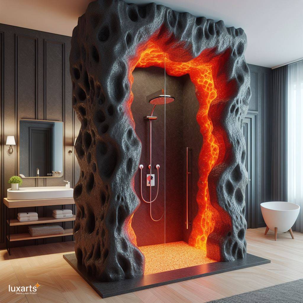 Embrace Elemental Luxury: The Lava Inspired Standing Bathroom luxarts lava inspired standing bathroom 4