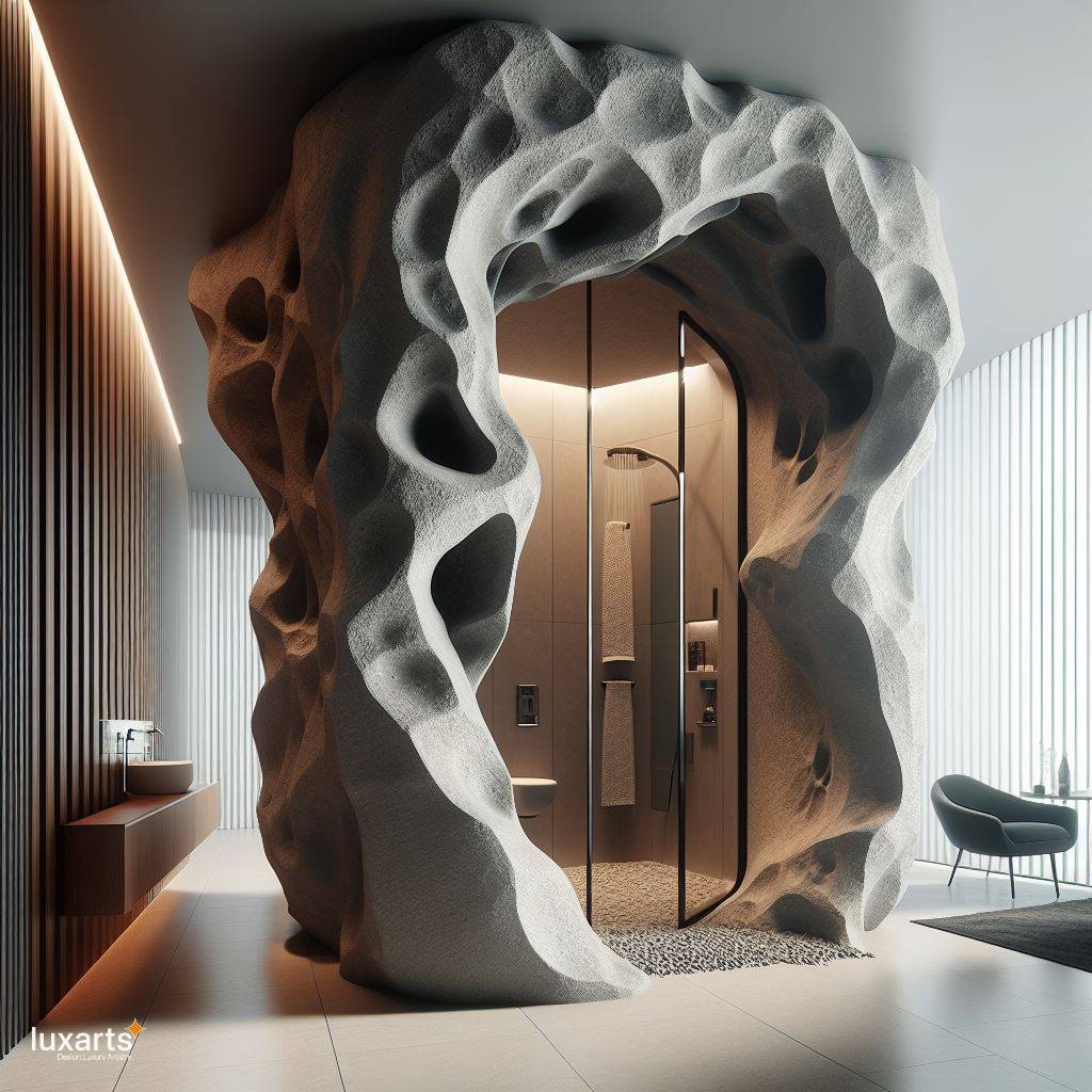Embrace Elemental Luxury: The Lava Inspired Standing Bathroom luxarts lava inspired standing bathroom 5