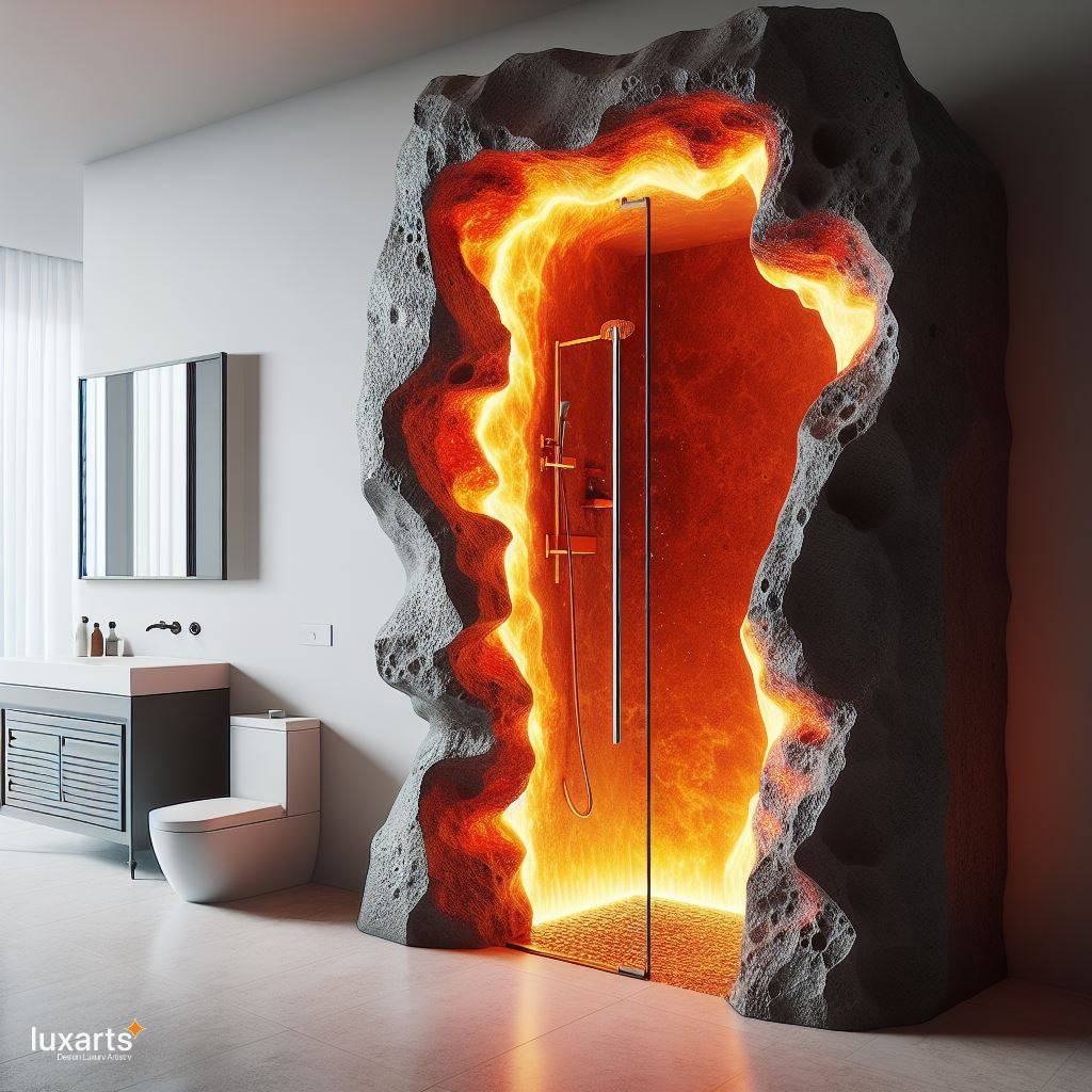 Embrace Elemental Luxury: The Lava Inspired Standing Bathroom luxarts lava inspired standing bathroom 7