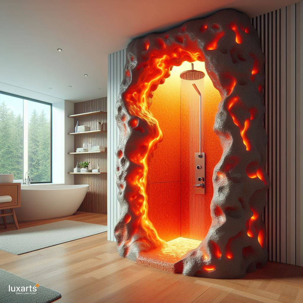 Embrace Elemental Luxury: The Lava Inspired Standing Bathroom luxarts lava inspired standing bathroom 8