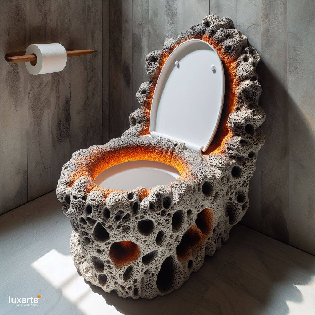 Embrace Elemental Elegance: The Lava Inspired Toilet luxarts lava inspired toilet 7