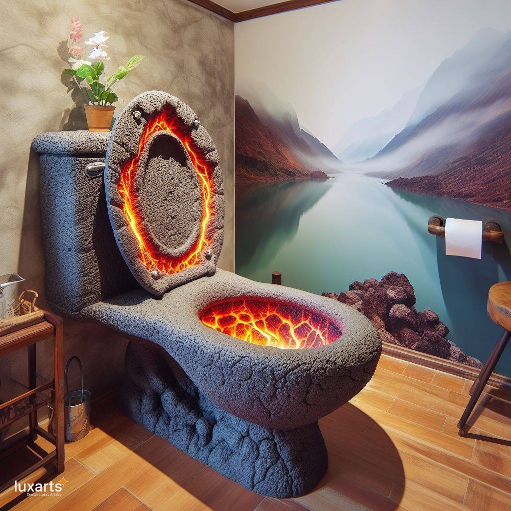 Embrace Elemental Elegance: The Lava Inspired Toilet luxarts lava inspired toilet 8