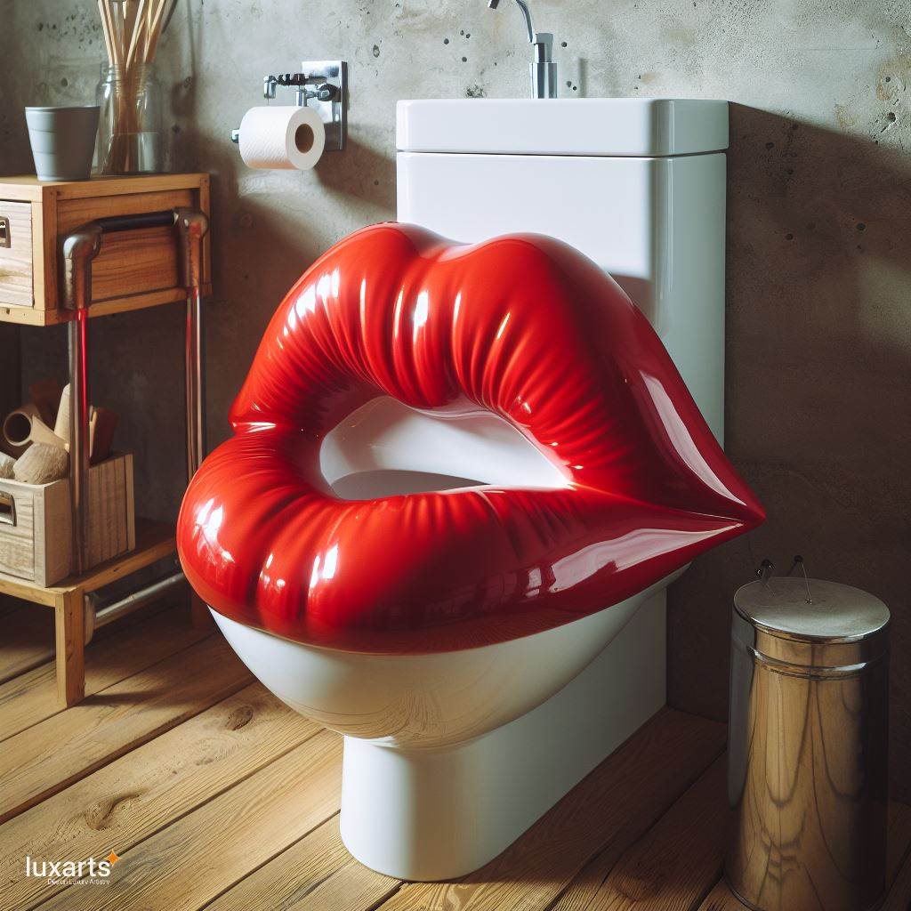 Lip Shaped Toilet: Redefining Bathroom Elegance luxarts lip shaped toilet 9