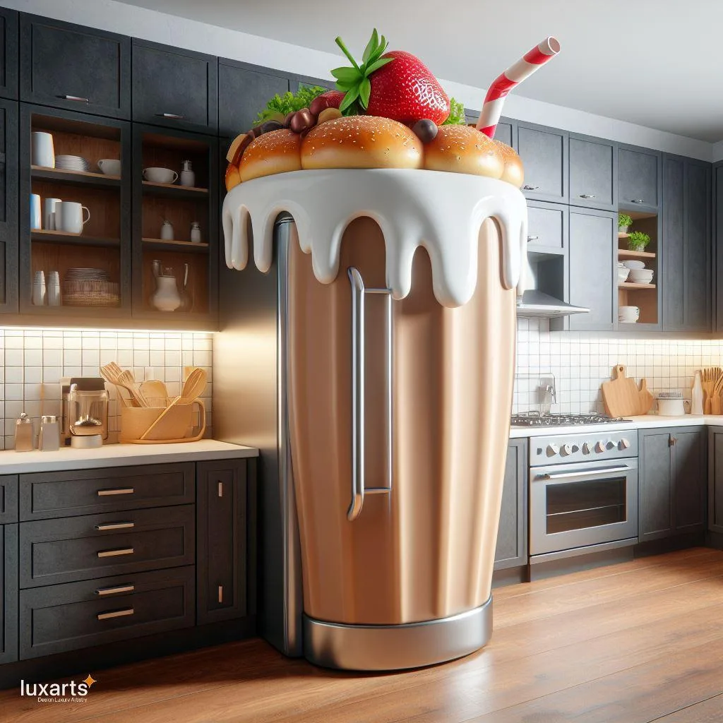 Cool Creations: Milkshake-Shaped Fridge for Retro Refreshment luxarts milkshake shaped fridge 0 jpg