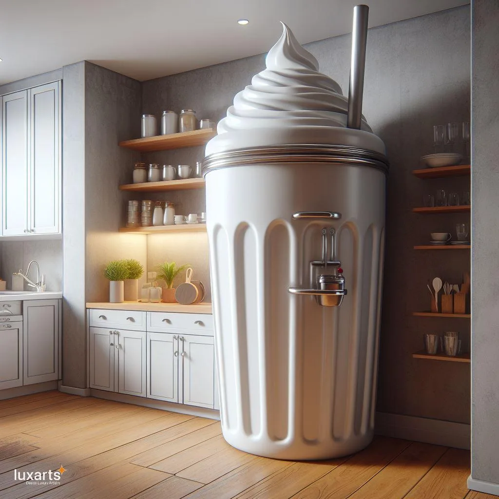 Cool Creations: Milkshake-Shaped Fridge for Retro Refreshment luxarts milkshake shaped fridge 9 jpg
