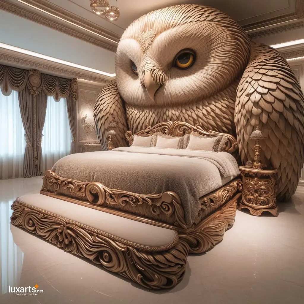 Owl Shaped Bed: A Cozy Nest for Sweet Dreams luxarts owl shaped bed 1