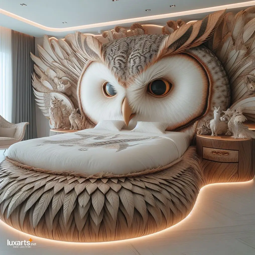 Owl Shaped Bed: A Cozy Nest for Sweet Dreams luxarts owl shaped bed 2