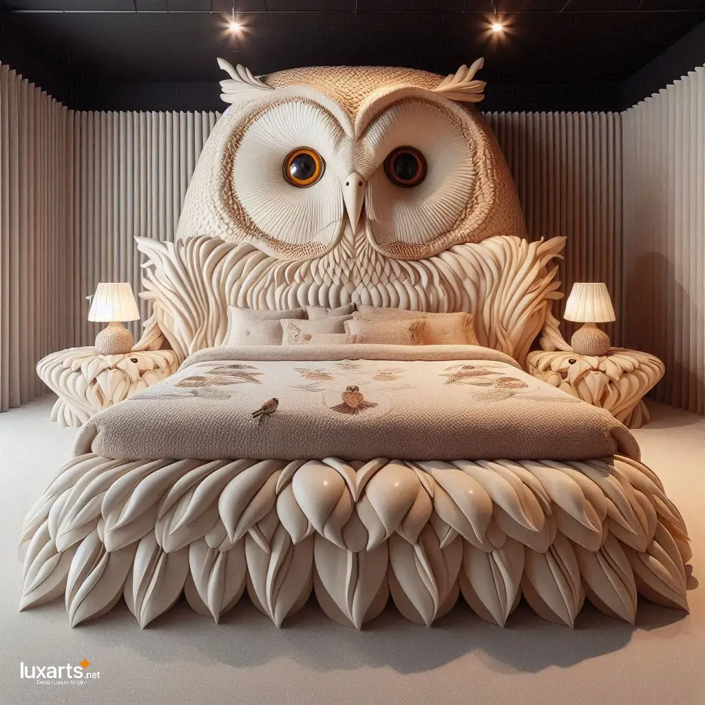 Owl Shaped Bed: A Cozy Nest for Sweet Dreams luxarts owl shaped bed 3