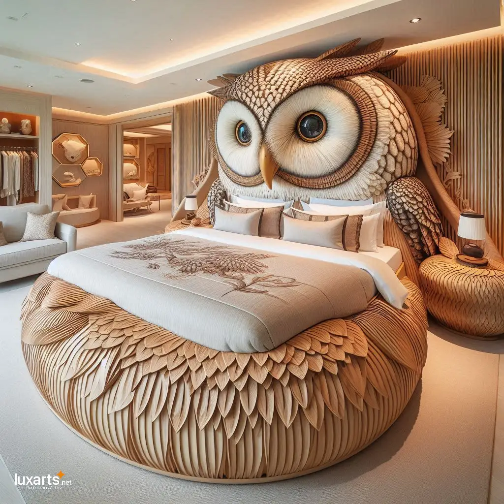 Owl Shaped Bed: A Cozy Nest for Sweet Dreams luxarts owl shaped bed 4