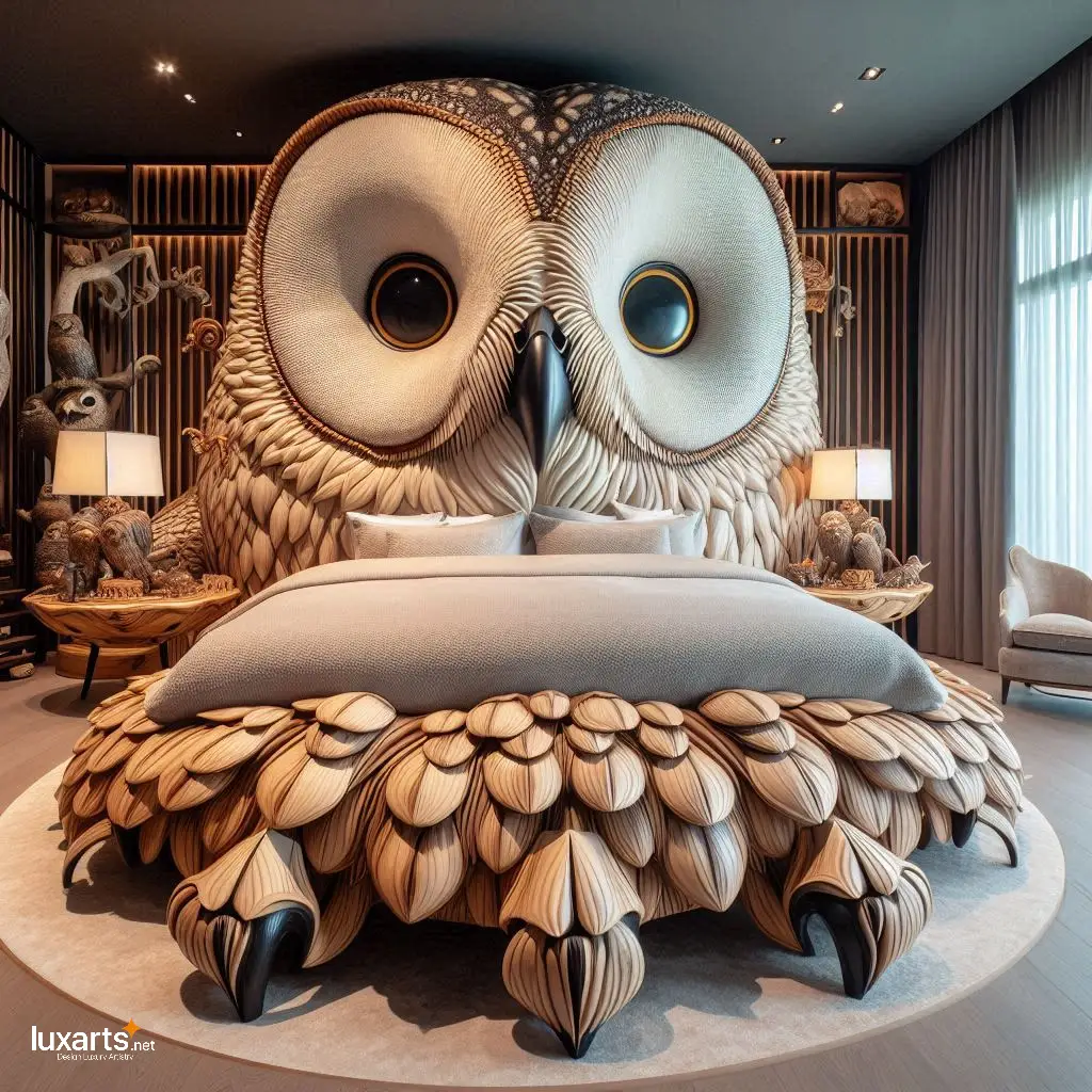 Owl Shaped Bed: A Cozy Nest for Sweet Dreams luxarts owl shaped bed 6