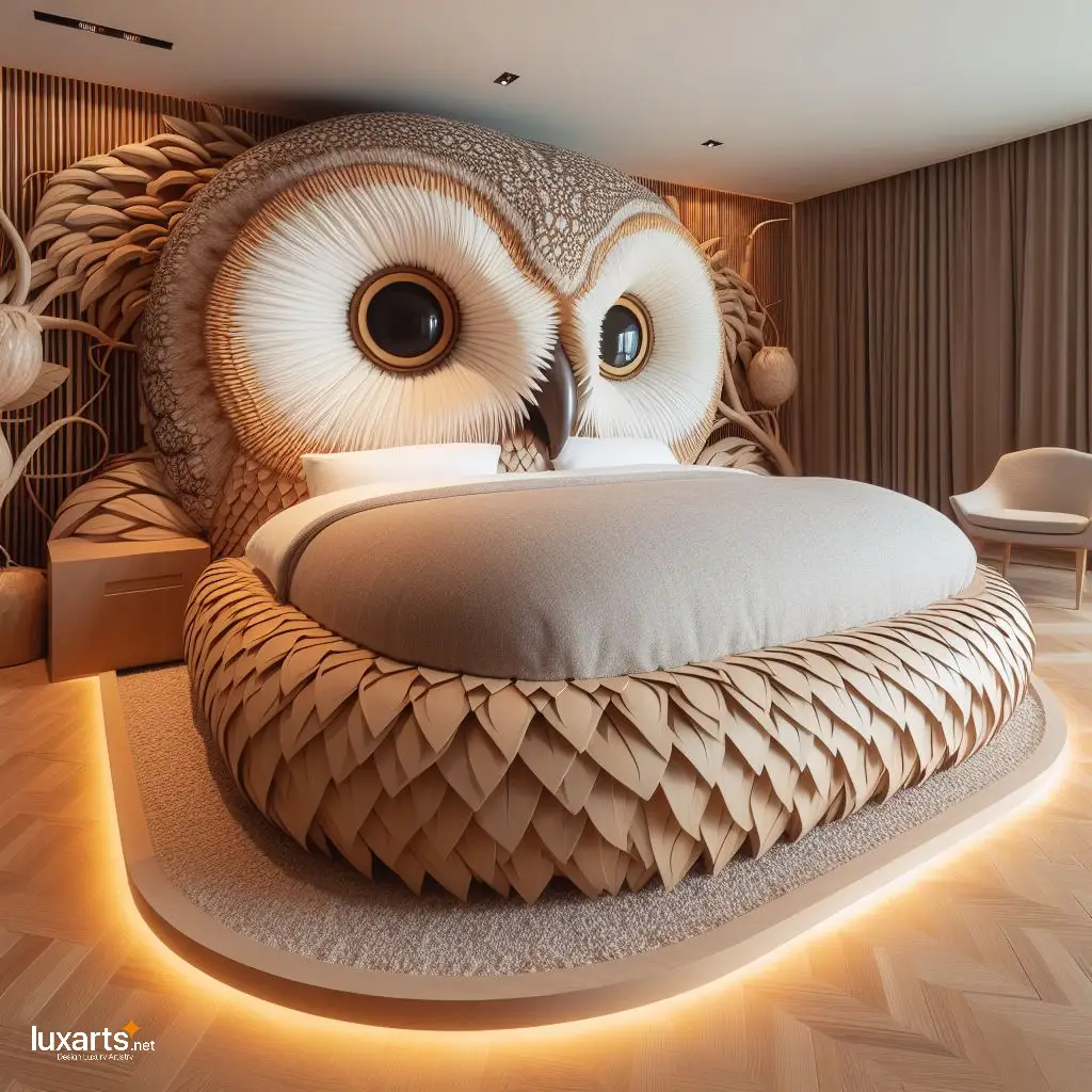Owl Shaped Bed: A Cozy Nest for Sweet Dreams luxarts owl shaped bed 7