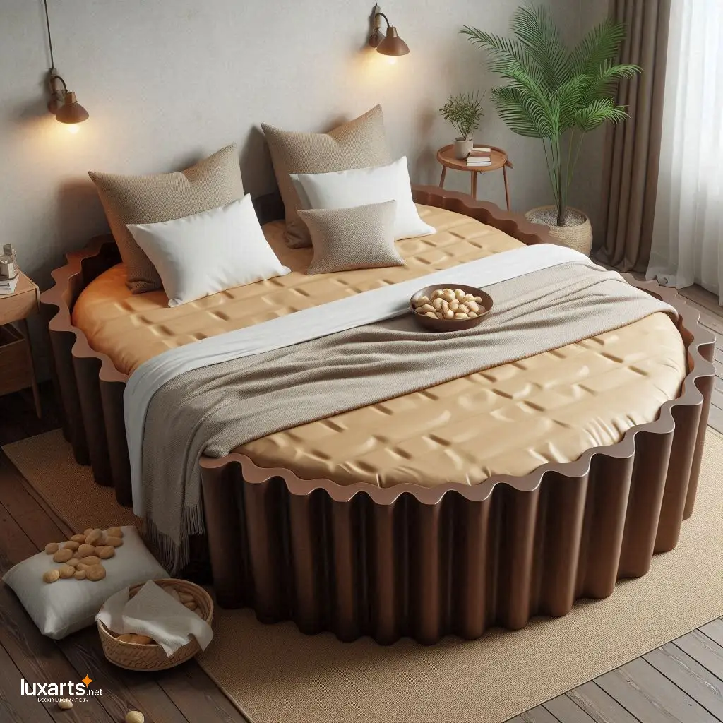 Peanut Butter Cup Beds: Sweet Dreams Await in These Deliciously Comfortable Retreats luxarts peanut butter cup beds 3