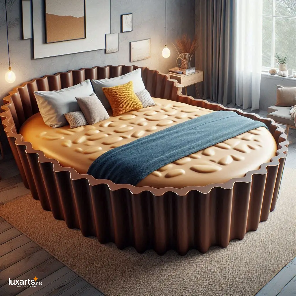 Peanut Butter Cup Beds: Sweet Dreams Await in These Deliciously Comfortable Retreats luxarts peanut butter cup beds 5