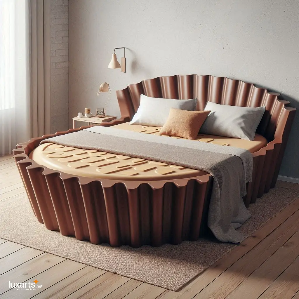 Peanut Butter Cup Beds: Sweet Dreams Await in These Deliciously Comfortable Retreats luxarts peanut butter cup beds 7