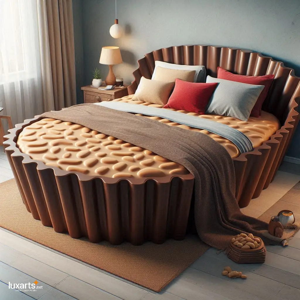 Peanut Butter Cup Beds: Sweet Dreams Await in These Deliciously Comfortable Retreats luxarts peanut butter cup beds 9