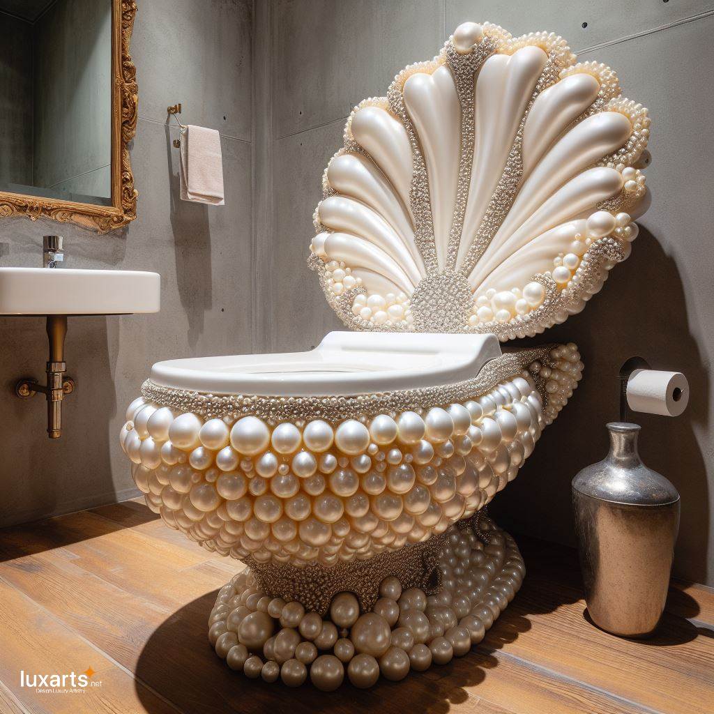 The Pearl-Inspired Toilet: Luxurious Opulence luxarts pearl toilet 6