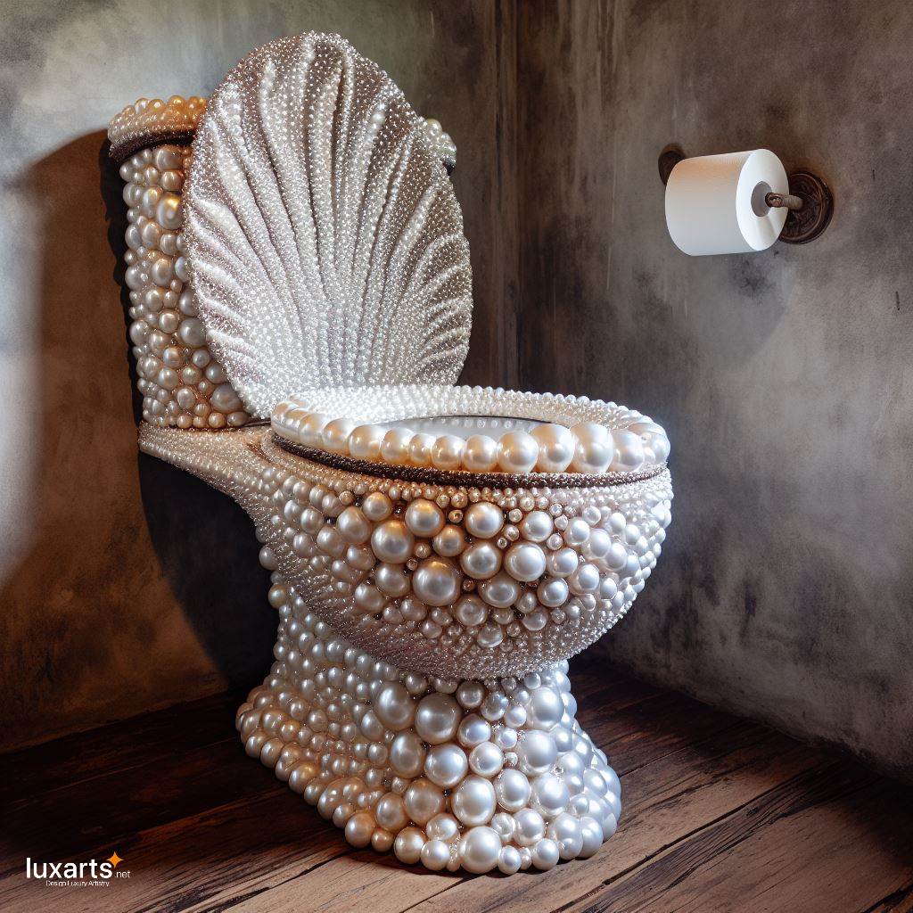 The Pearl-Inspired Toilet: Luxurious Opulence luxarts pearl toilet 7