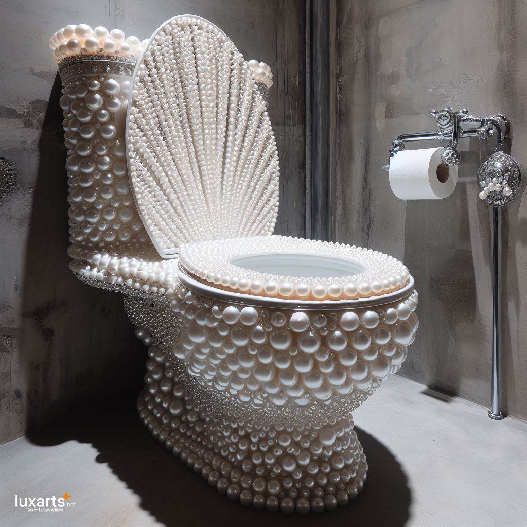 The Pearl-Inspired Toilet: Luxurious Opulence luxarts pearl toilet 8