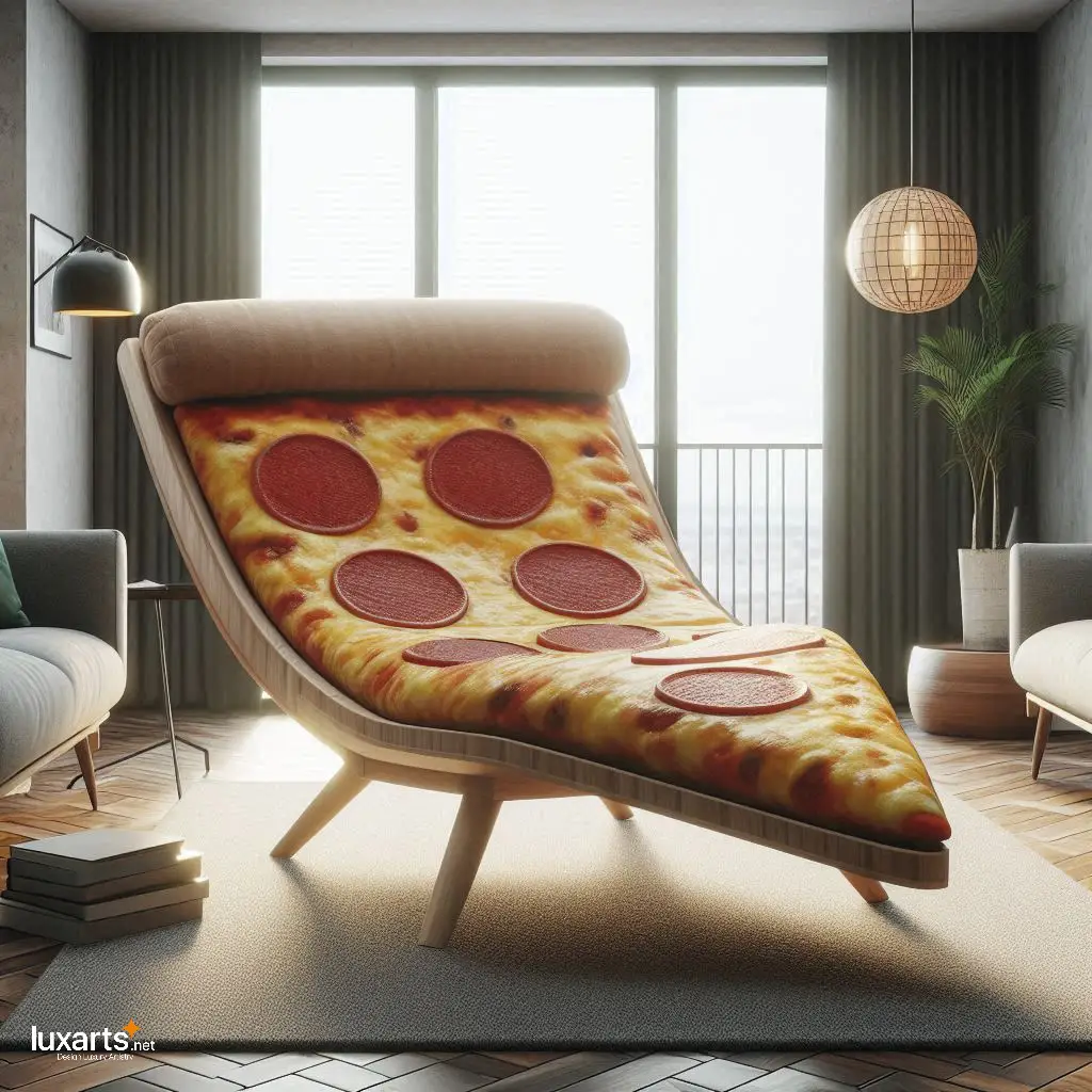 Pizza Slice Shaped Loungers: Whimsical Seating for Pizza Lovers luxarts pizza slice loungers 1