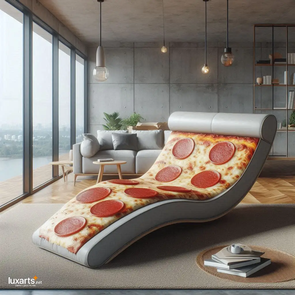 Pizza Slice Shaped Loungers: Whimsical Seating for Pizza Lovers luxarts pizza slice loungers 3