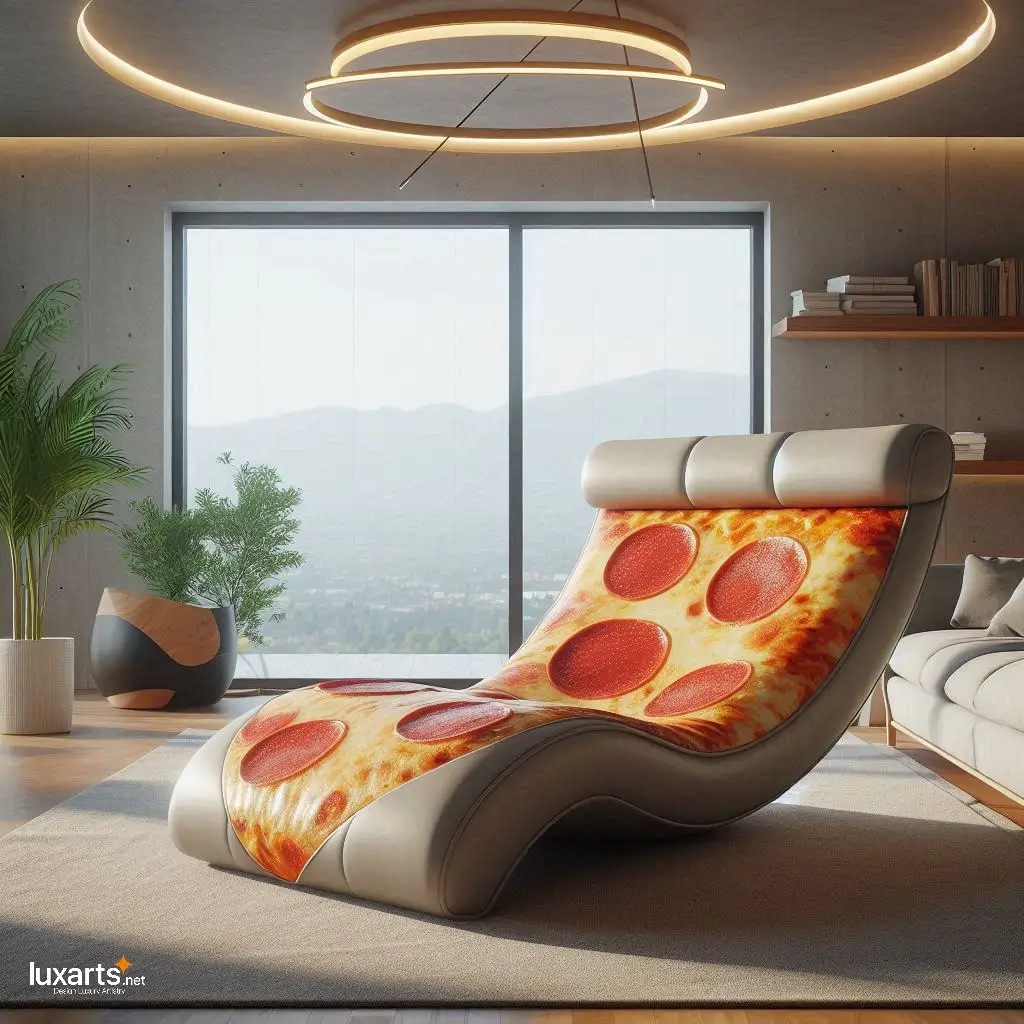 Pizza Slice Shaped Loungers: Whimsical Seating for Pizza Lovers luxarts pizza slice loungers 6