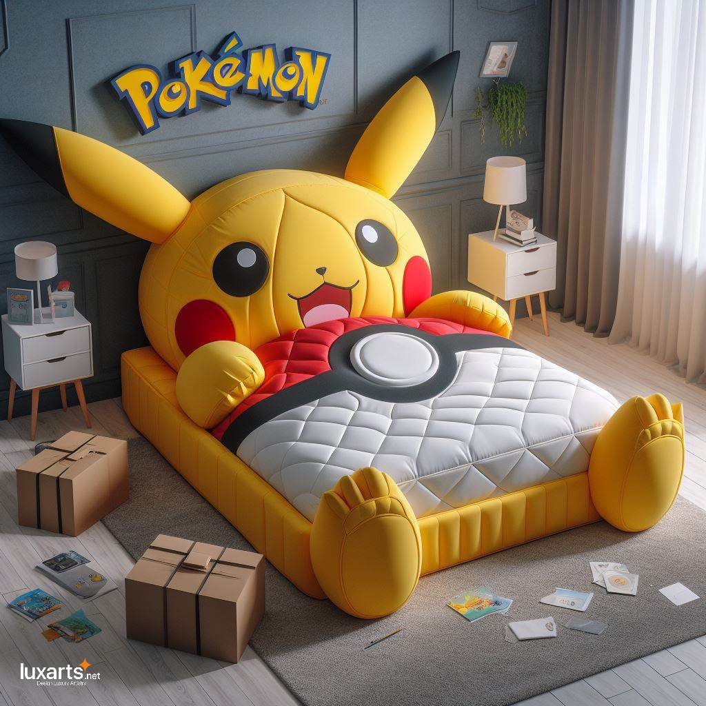 Pokémon Kid Beds: Catch Sweet Dreams with These Fun-Themed Beds! luxarts pokemon kid beds 1