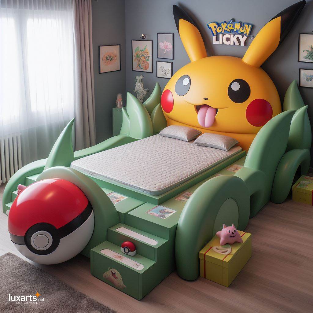 Pokémon Kid Beds: Catch Sweet Dreams with These Fun-Themed Beds! luxarts pokemon kid beds 11