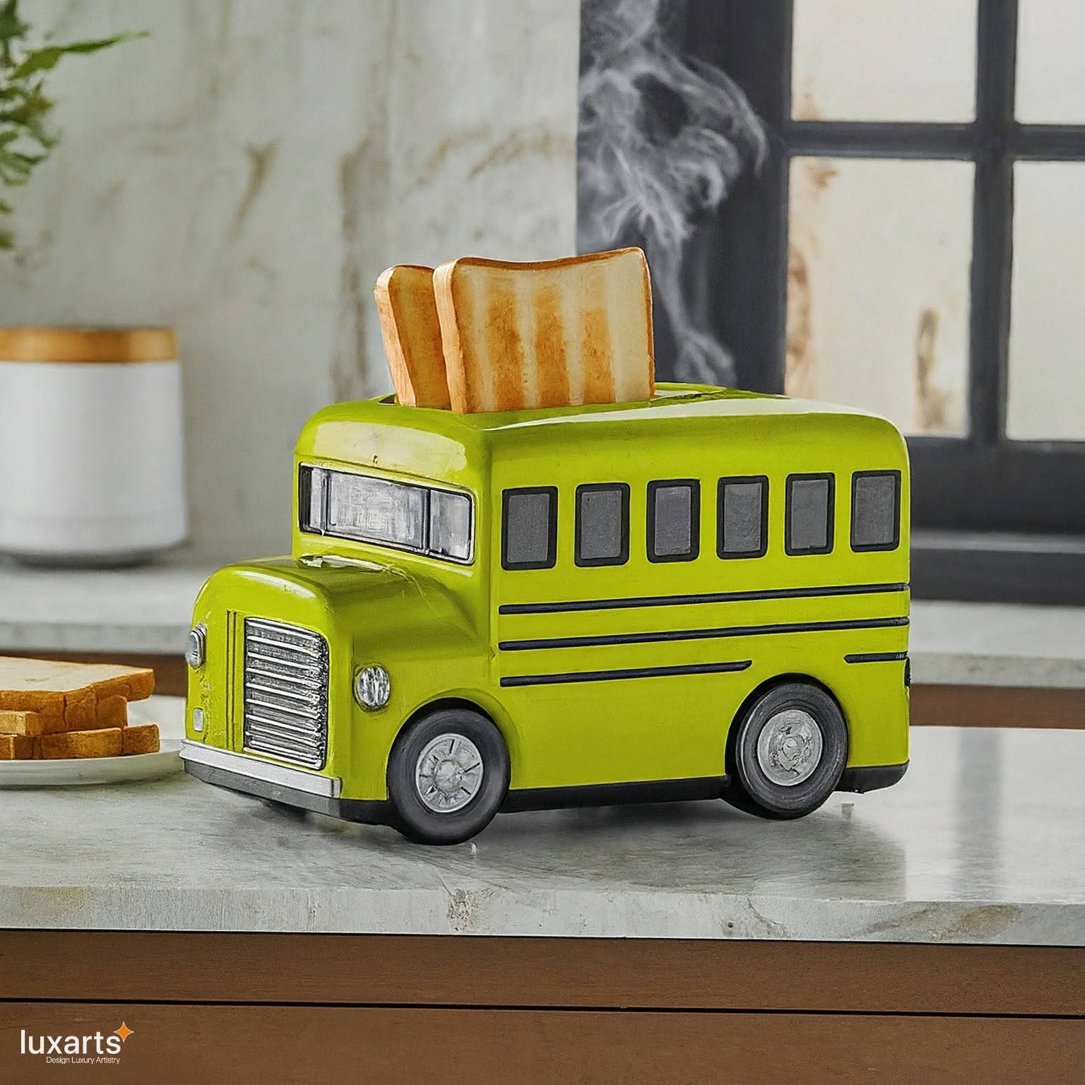 School Bus Shaped Toaster: Adding Fun to Breakfast Time luxarts school bus toaster 4