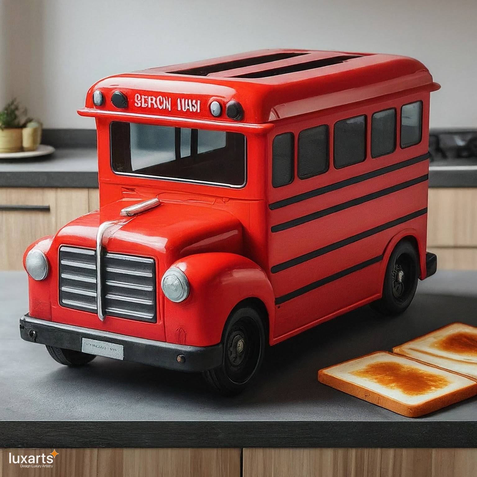 School Bus Shaped Toaster: Adding Fun to Breakfast Time luxarts school bus toaster 5