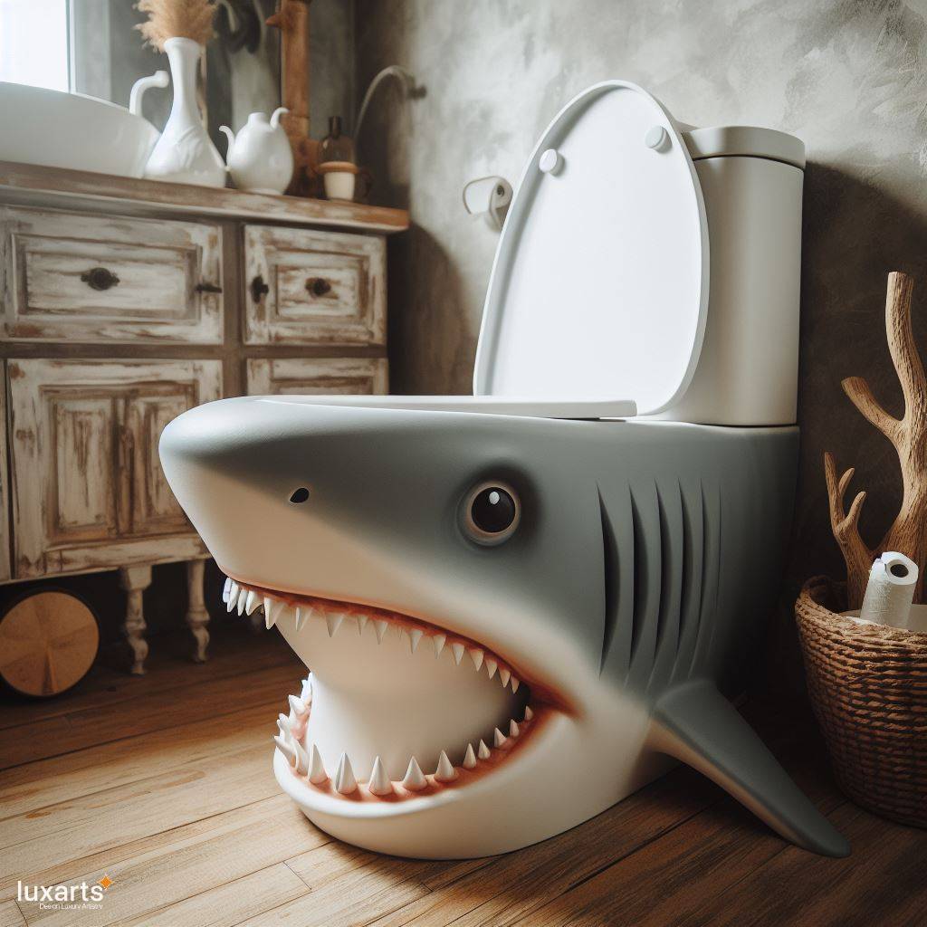 Sea Animal Shaped Toilet: Bringing Underwater Charm to Your Bathroom luxarts sea animal toilet 6