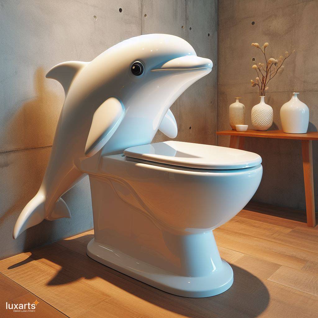 Sea Animal Shaped Toilet: Bringing Underwater Charm to Your Bathroom luxarts sea animal toilet 8