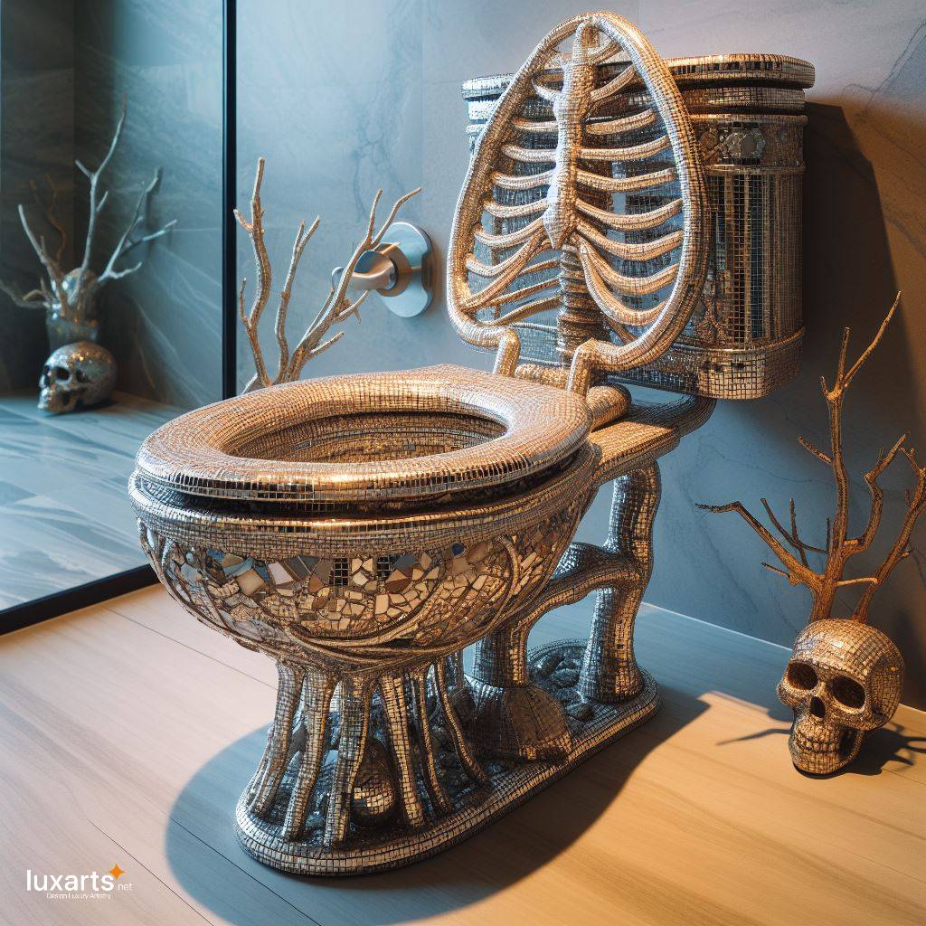 Skeleton Toilet Design for a Bold Bathroom Statement: Embrace the Unconventional luxarts skeleton toilet 7