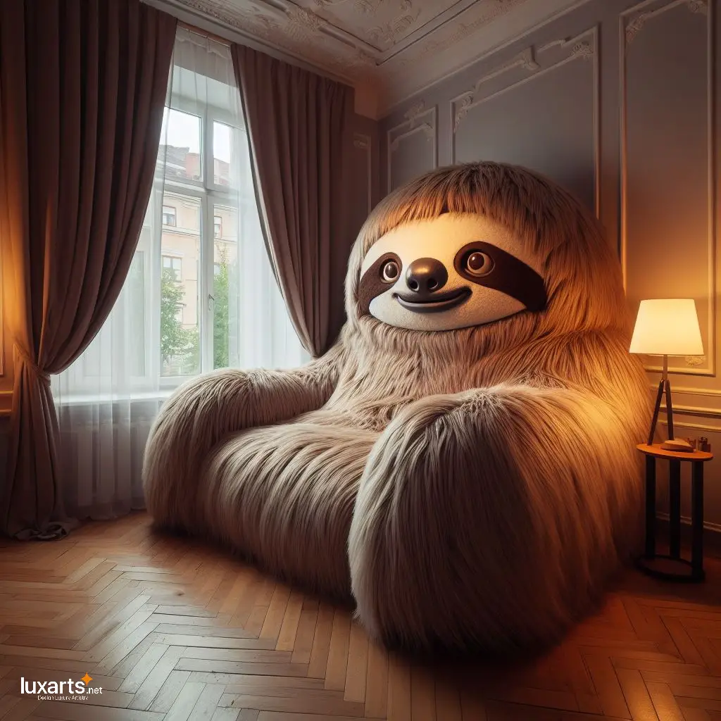 Sofa Sloth: Cozy Up and Enjoy Leisurely Lounging on a Sloth Sofa luxarts sloth sofa 1