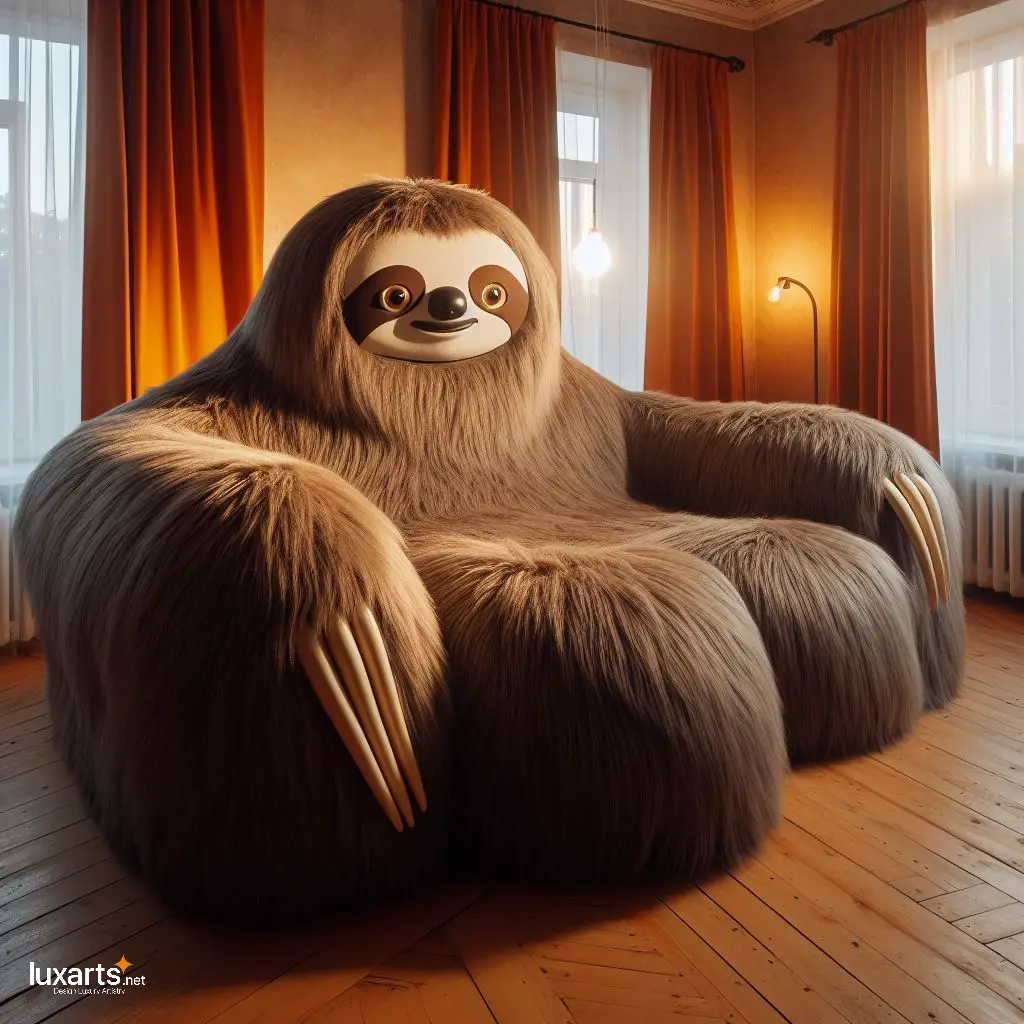 Sofa Sloth: Cozy Up and Enjoy Leisurely Lounging on a Sloth Sofa luxarts sloth sofa 10
