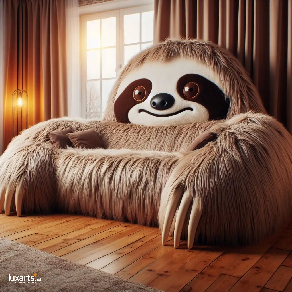 Sofa Sloth: Cozy Up and Enjoy Leisurely Lounging on a Sloth Sofa luxarts sloth sofa 3