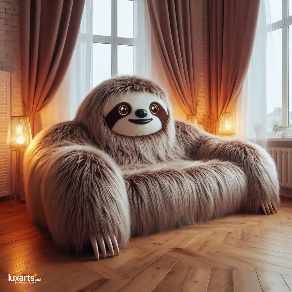 Sofa Sloth: Cozy Up and Enjoy Leisurely Lounging on a Sloth Sofa luxarts sloth sofa 8