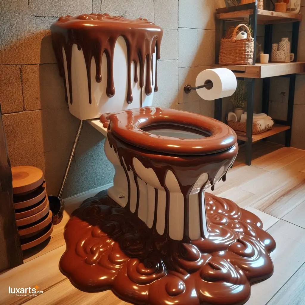 Indulge in Luxury: Elevate Your Bathroom with a Chocolate Inspired Toilet luxarts socola toilet 10