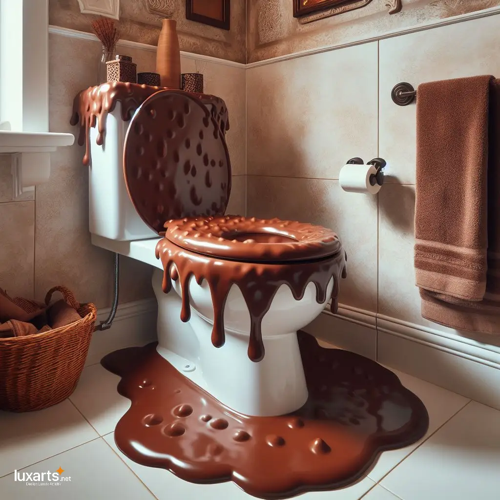 Indulge in Luxury: Elevate Your Bathroom with a Chocolate Inspired Toilet luxarts socola toilet 2