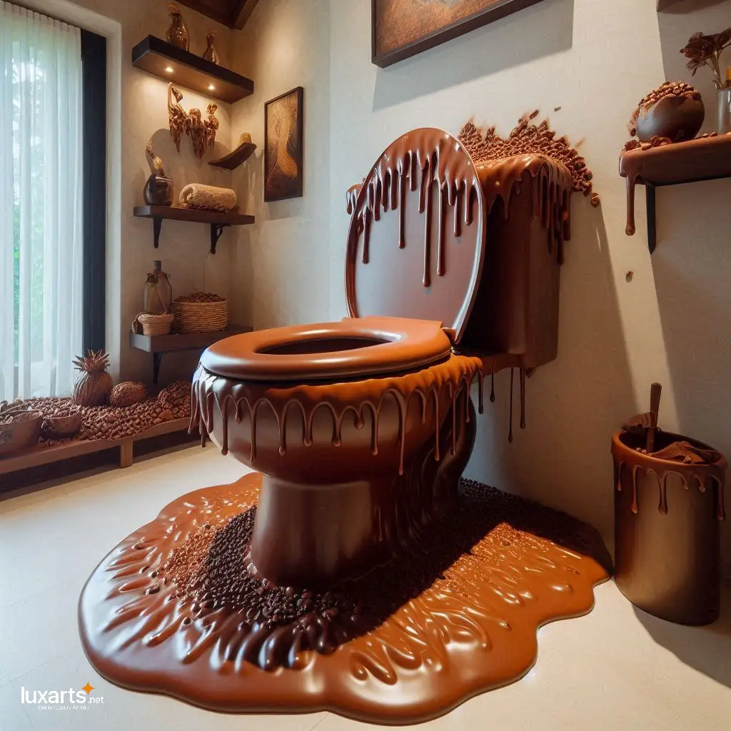 Indulge in Luxury: Elevate Your Bathroom with a Chocolate Inspired Toilet luxarts socola toilet 4