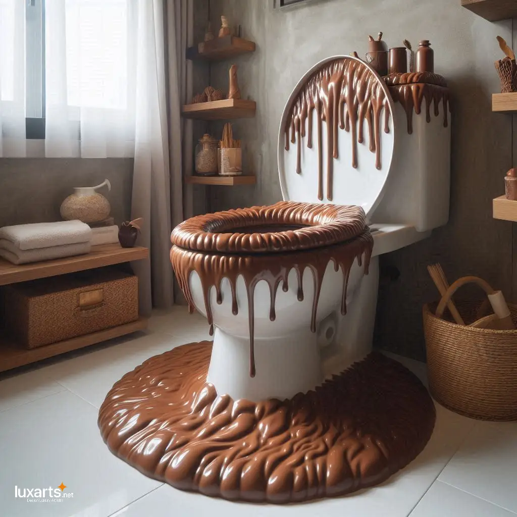 Indulge in Luxury: Elevate Your Bathroom with a Chocolate Inspired Toilet luxarts socola toilet 5