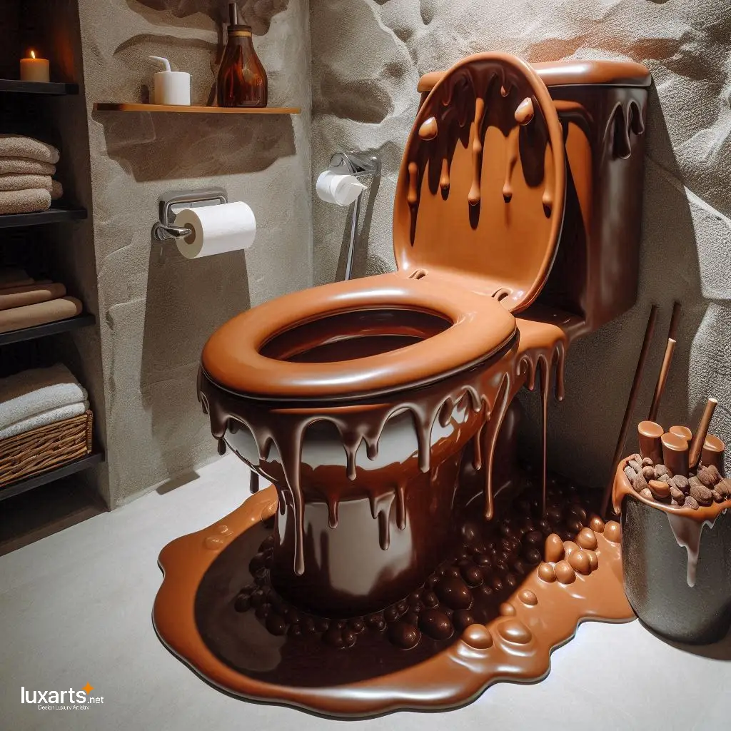 Indulge in Luxury: Elevate Your Bathroom with a Chocolate Inspired Toilet luxarts socola toilet 6