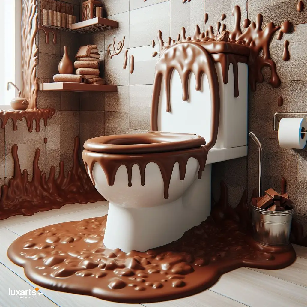 Indulge in Luxury: Elevate Your Bathroom with a Chocolate Inspired Toilet luxarts socola toilet 7