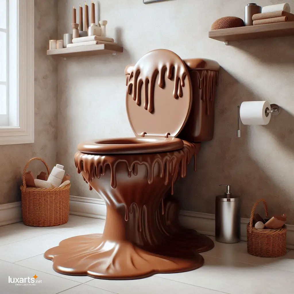 Indulge in Luxury: Elevate Your Bathroom with a Chocolate Inspired Toilet luxarts socola toilet 8